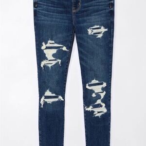 American Eagle Next Level high waisted patched jegging